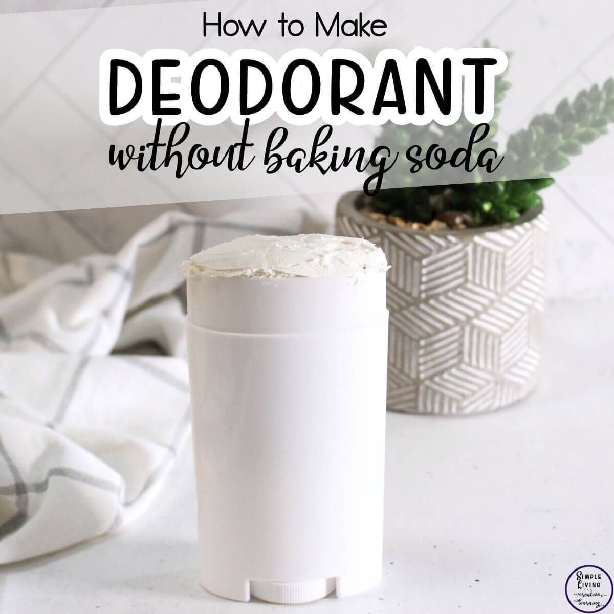 Homemade Deodorant without Baking Soda