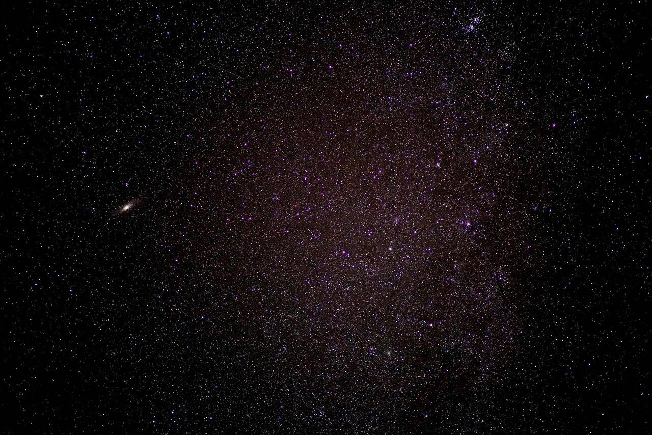 Photo of a starry night sky