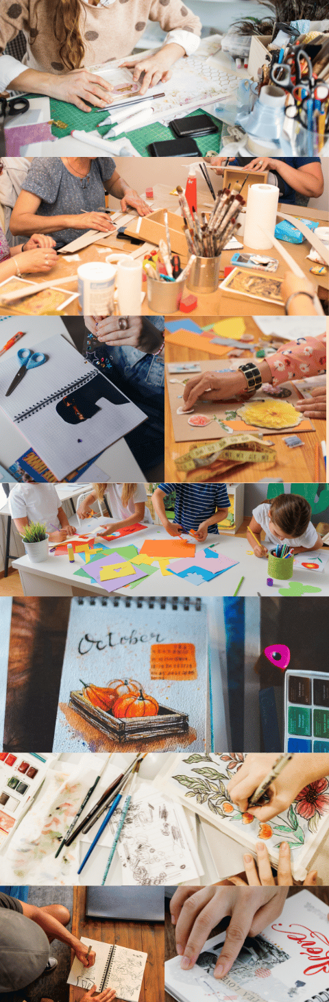 Createbook  In Person or Virtual Art Experience  (Price Per Person)