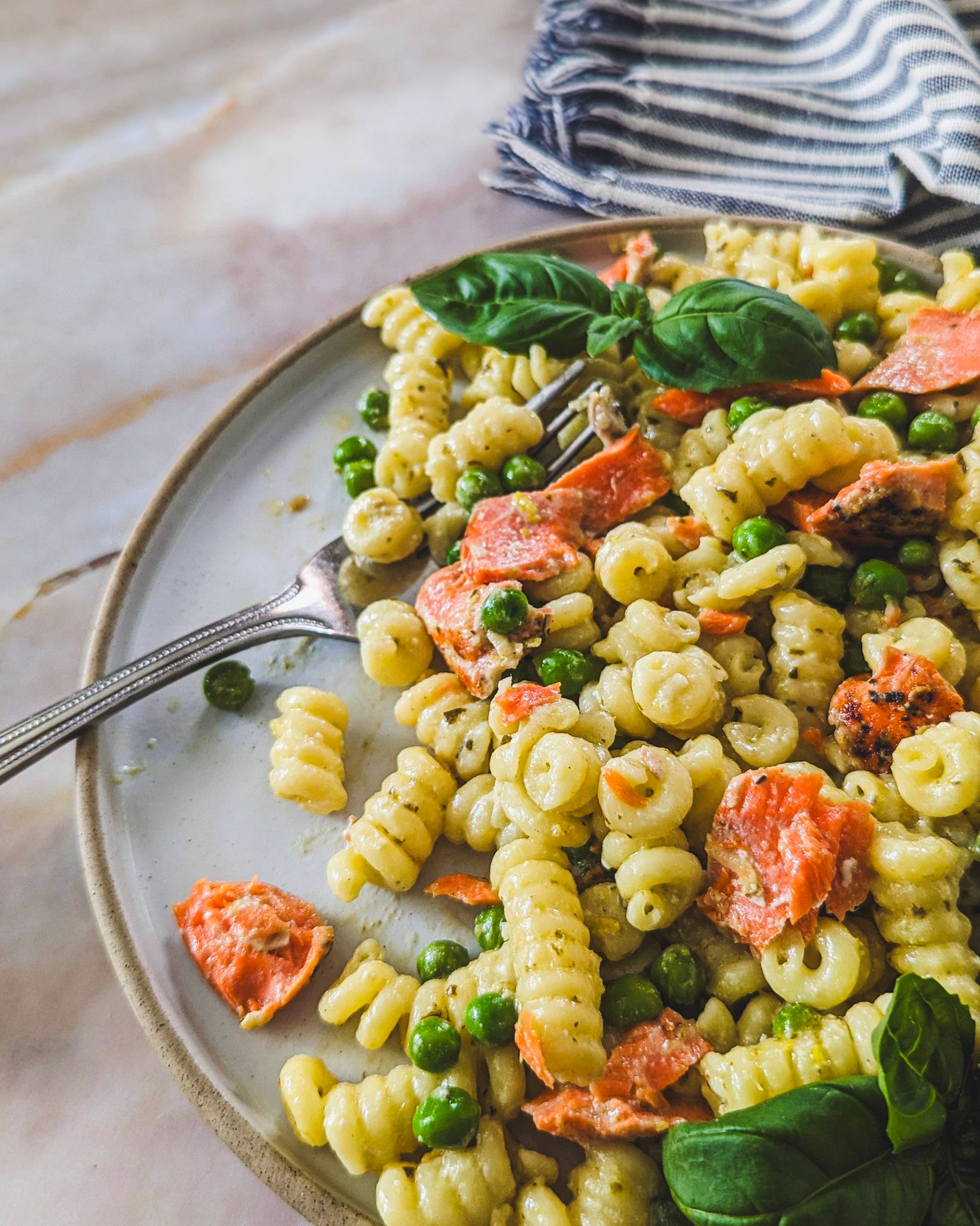 Salmon & Pea Pasta