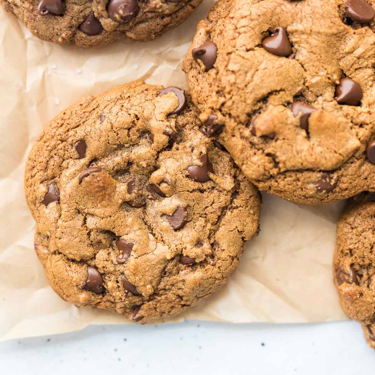 coconut sugar chocolate chip cookies
