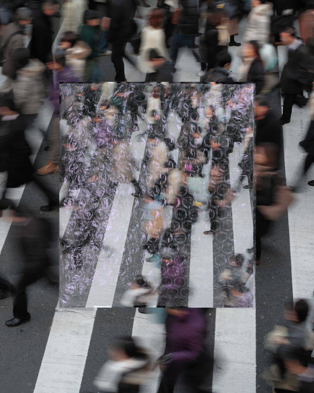 group of people walking on the stairs