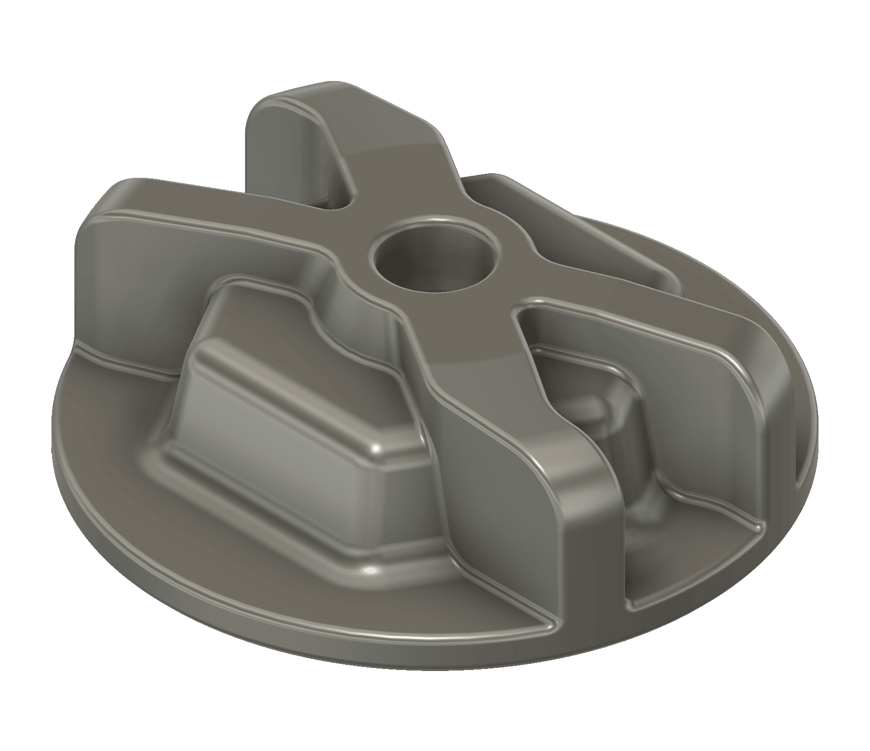 HeadShok lockout cap concept render in additive design