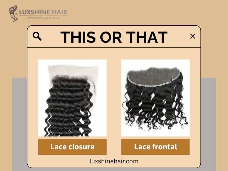 Achieve flawless blending by understanding how lace closure vs lace frontal work with different hair textures.