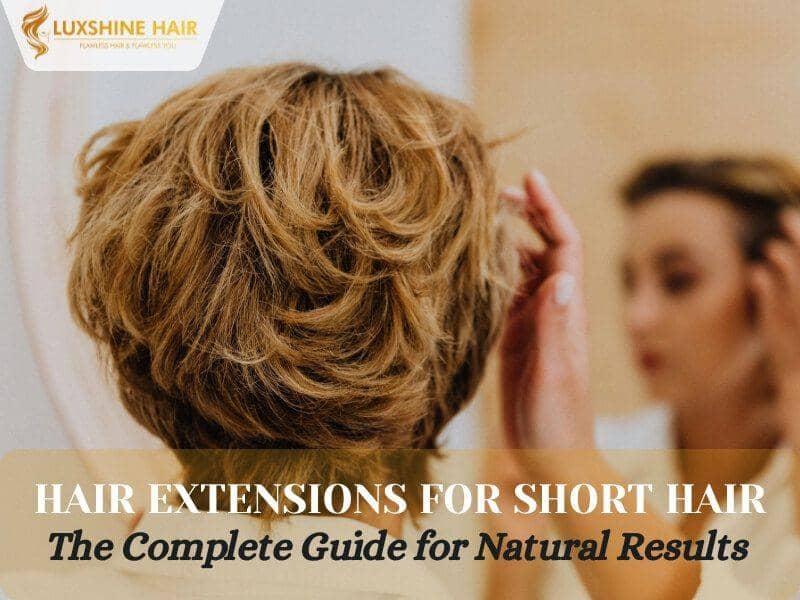 Hair Extensions for Short Hair: When Less Really Is More