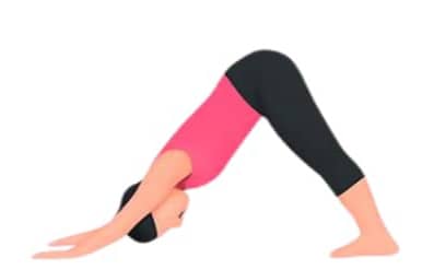 Image of woman doing Downward-Facing Dog (Adho Mukha Svanasana)