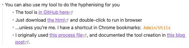 Instructions on using the new tool, from my notes:You can also use my tool to do the hyphenising for you 		- The tool is [in GitHub here](https://github.com/claresudbery/ai-general/blob/main/misc%20tools/kit%20link%20generator/kit_link_generator.html)  		- Just download [the html](https://github.com/claresudbery/ai-general/blob/main/misc%20tools/kit%20link%20generator/kit_link_generator.html) and double-click to run in browser 		- ...unless you're me. I have a shortcut in Chrome bookmarks: `Admin/Utils` 		- I originally used [this process file](https://github.com/claresudbery/ai-general/blob/main/misc%20tools/kit%20link%20generator/.windsurf/processes/KitLinks.process.md), and documented the tool creation in [this blog post](https://queen-of-questions.kit.com/posts/llms-how-can-i-make-a-quick-thing).