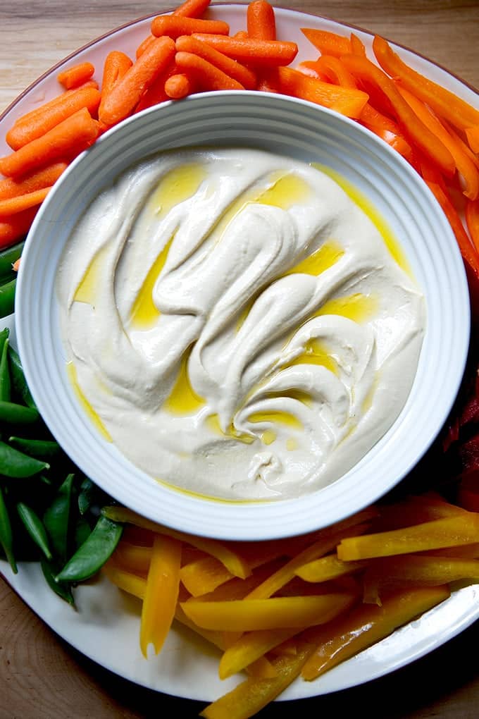 Hummus  + veg platter. 