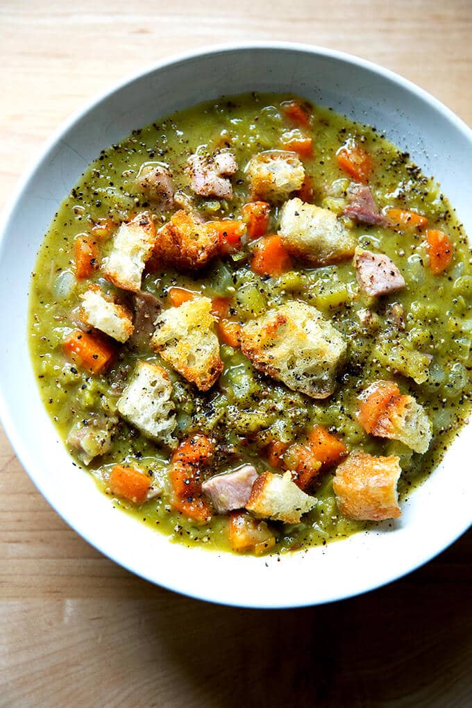 Split Pea and Ham soup. 