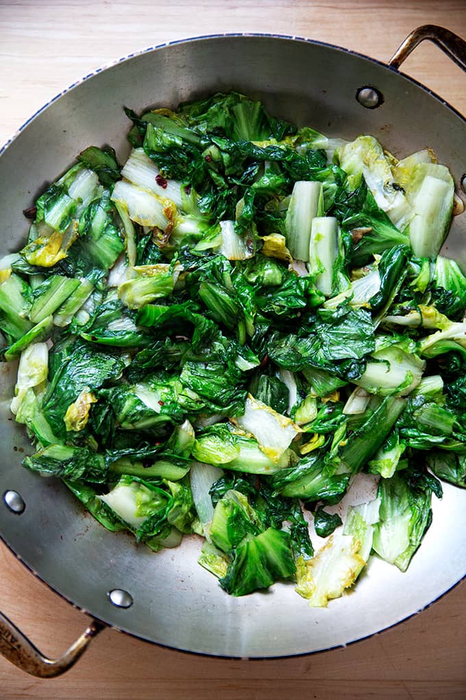 Simple sauteed greens. 