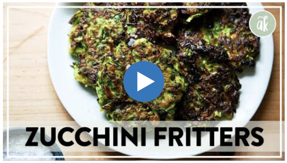 Simple Zucchini Fritters