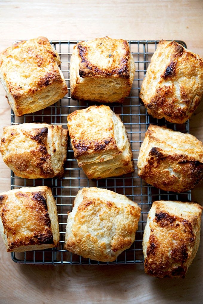 Flaky Buttermilk Biscuits. 