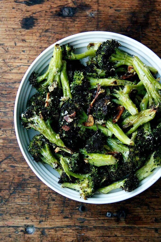 Ina's roasted broccoli. 