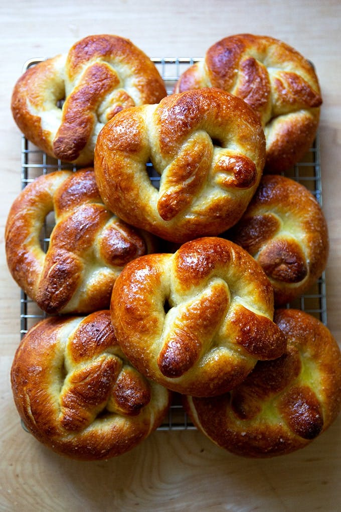 Buttery Soft Pretzels. 