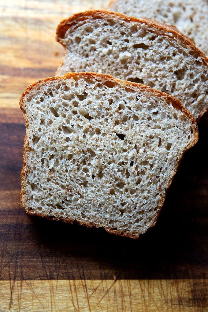 No-Knead Rye Bread