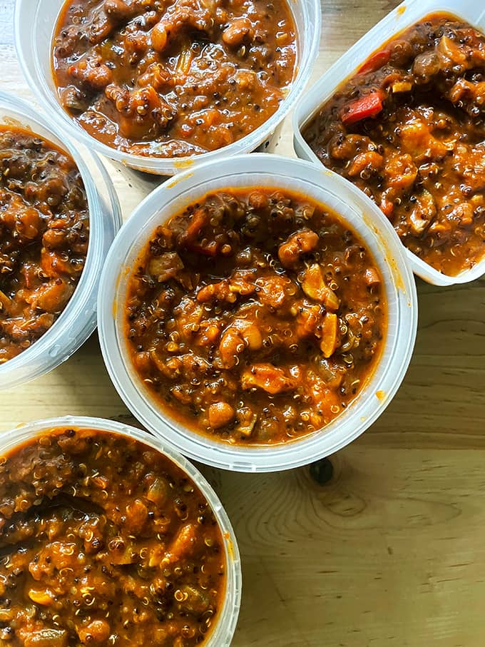Vegetarian chili.
