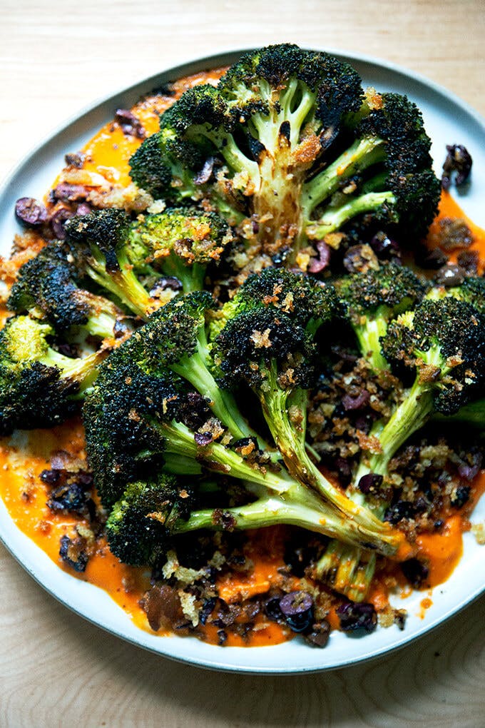 Roasted Broccoli Steaks. 