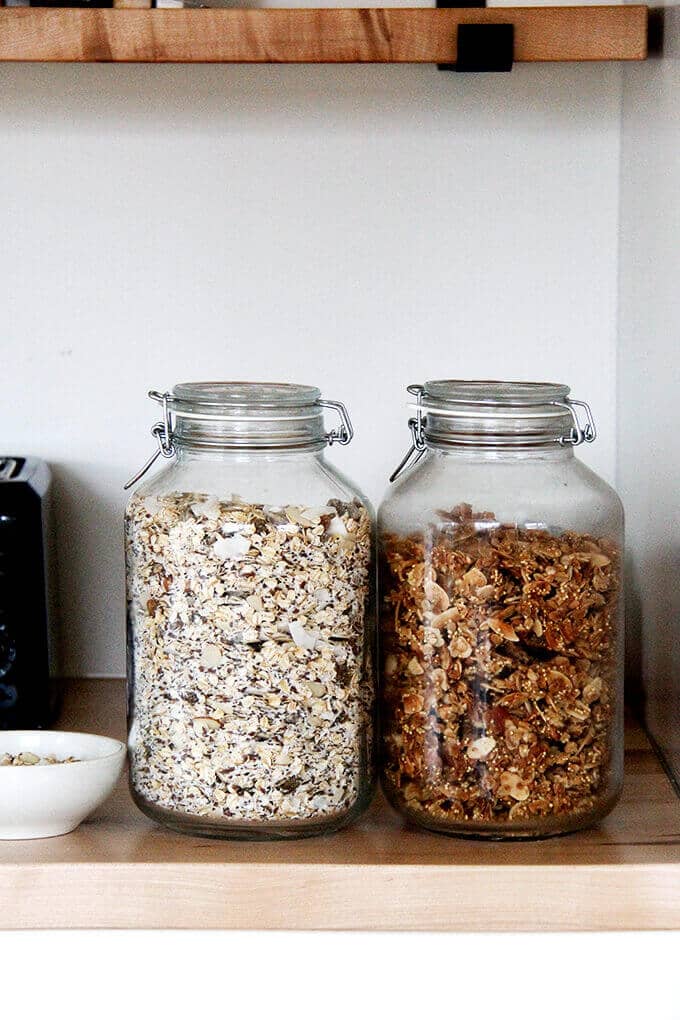 Homemade muesli.