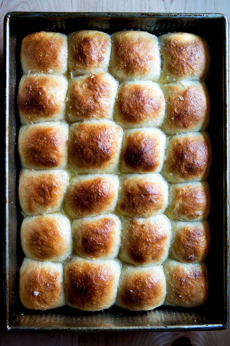 Buttermilk pull-apart rolls. 