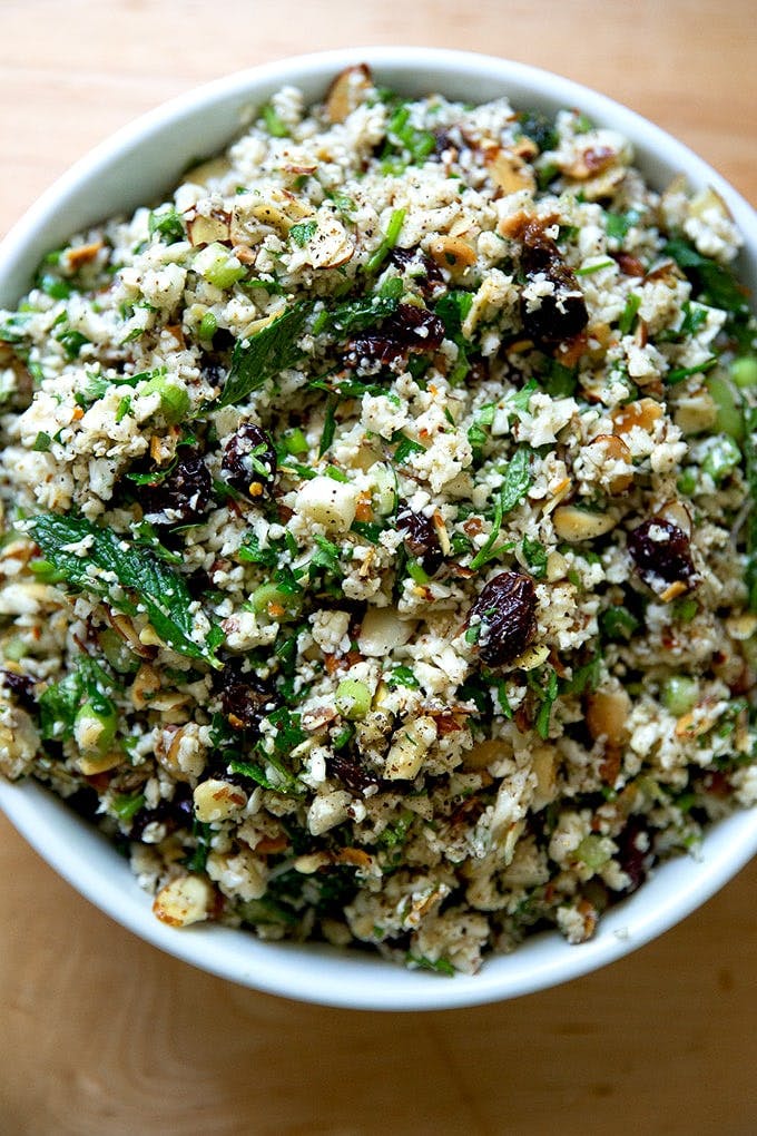 Cauliflower couscous. 