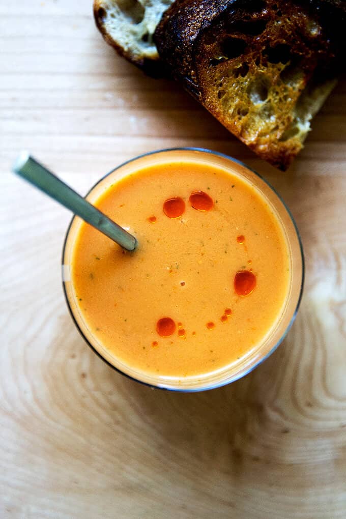 Julia Moskin's Gazpacho. 