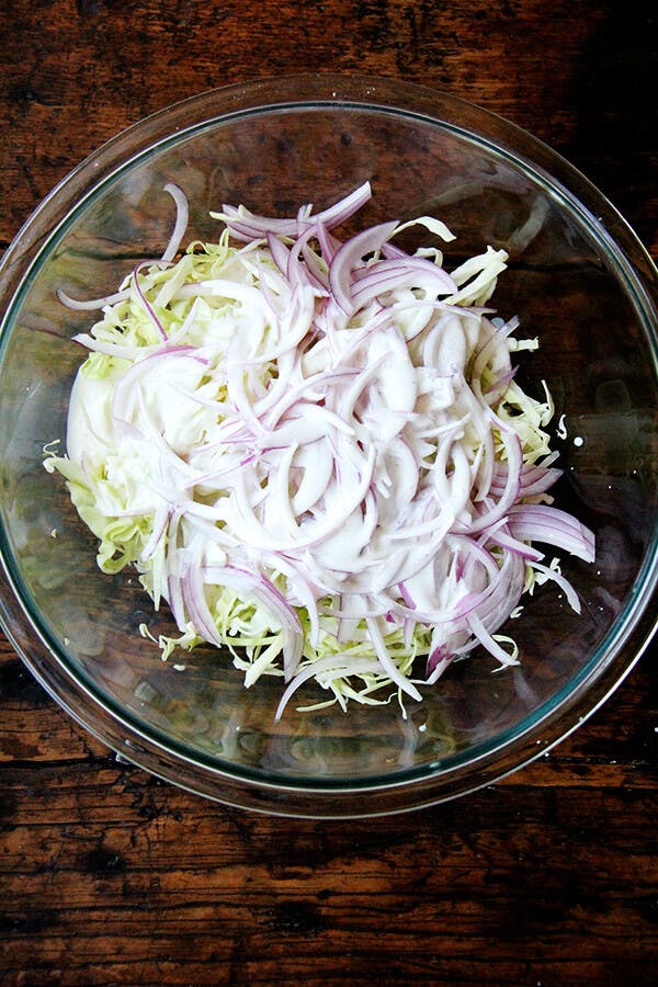 Simplest Cabbage Slaw