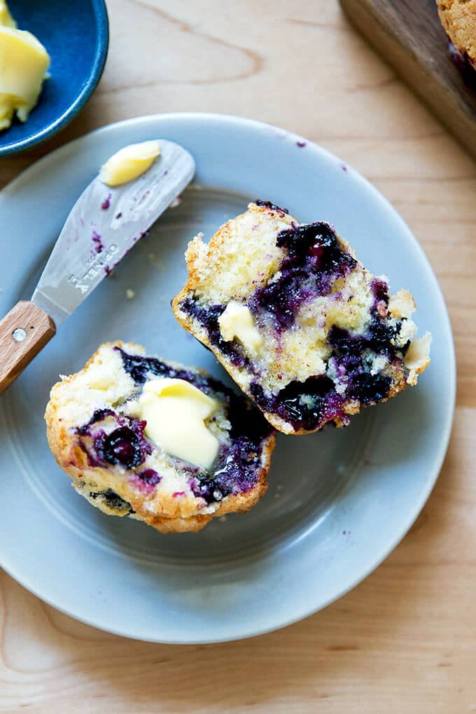 Lemon-Blueberry Muffins. 
