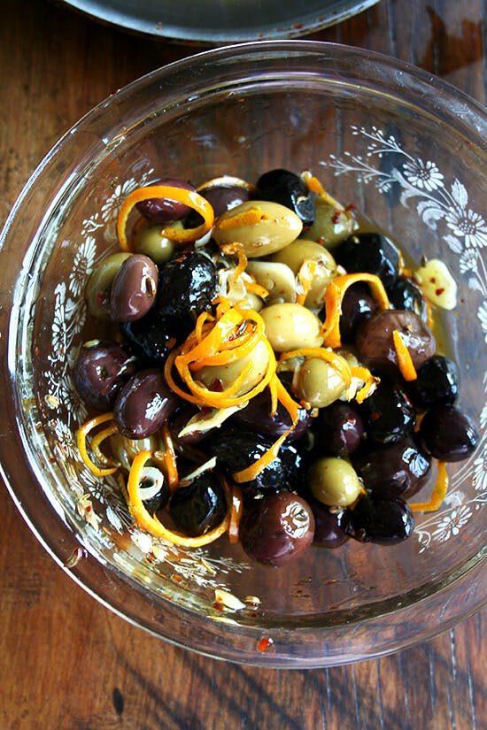 Marinated Olives.
