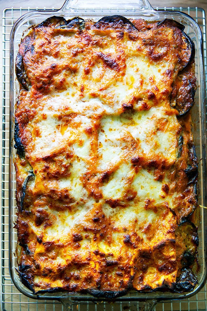 Roasted Eggplant Lasagna. 