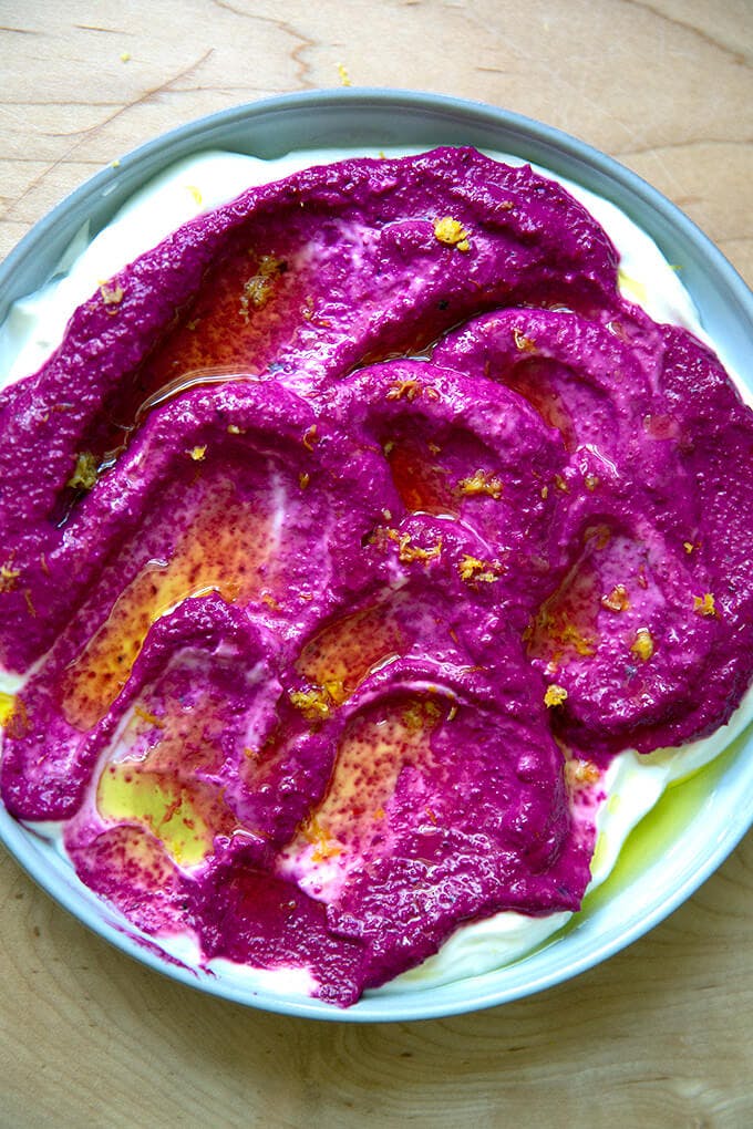 Raw Beet Dip.