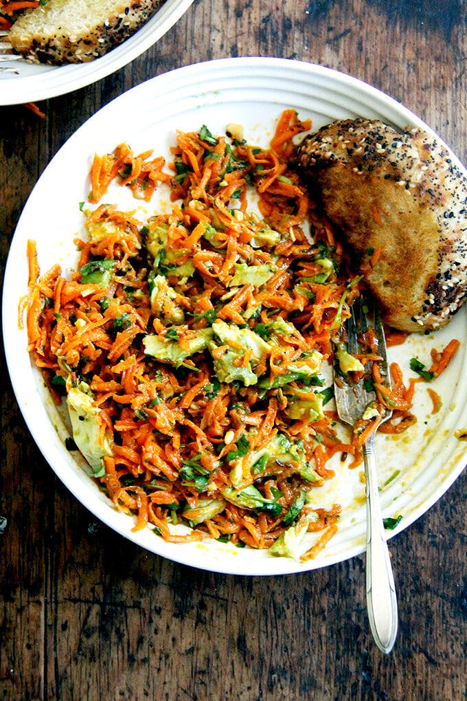 Harissa Carrot Salad