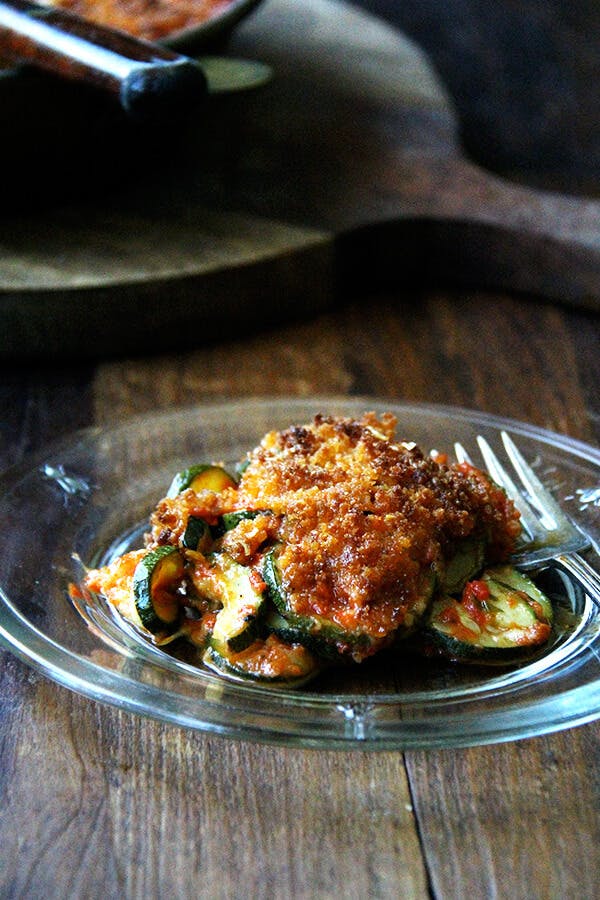 Zucchini parmesan