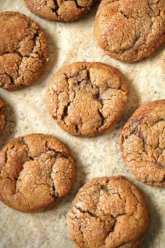 Molasses crinkles. 