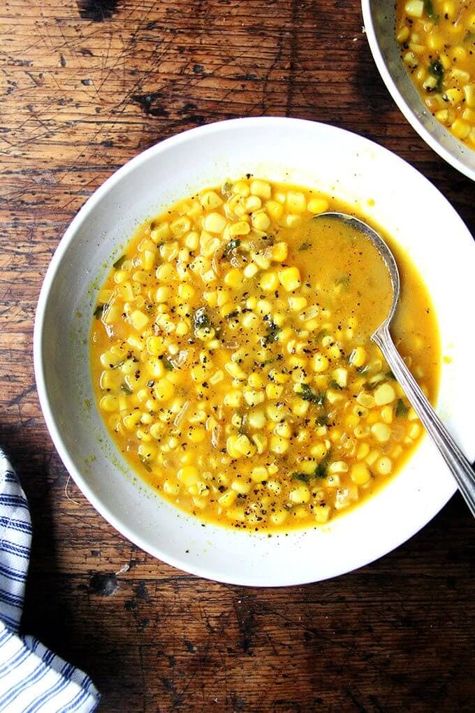 Corn soup.