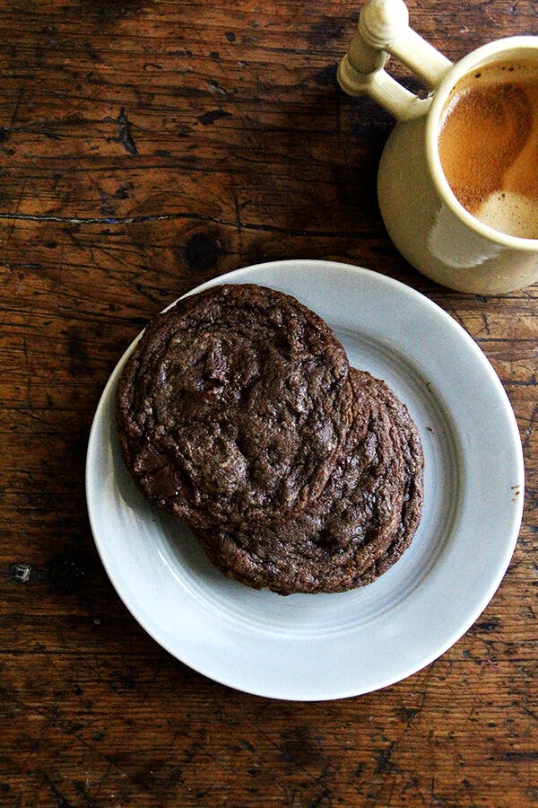 Double chocolate espresso cookies. 