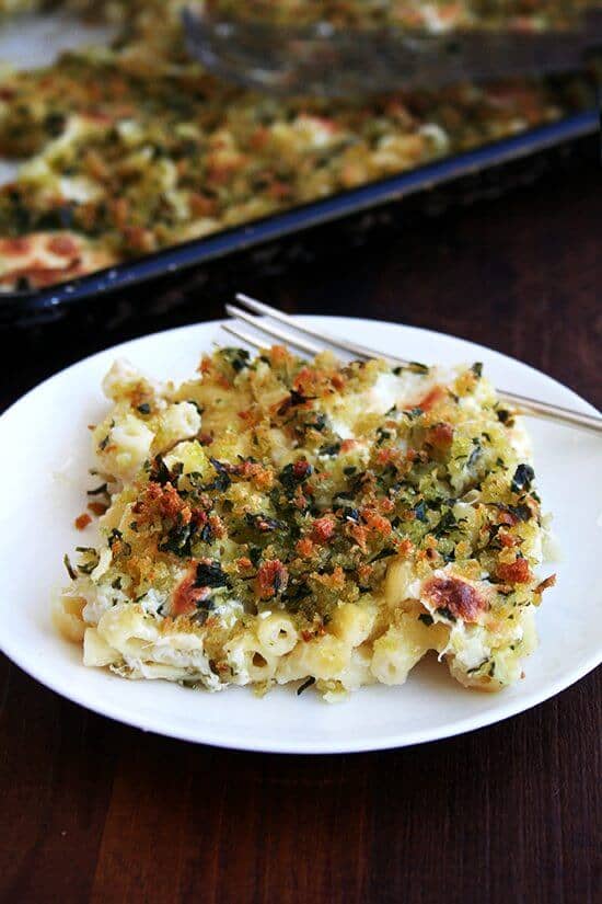 Sheet pan mac n cheese. 