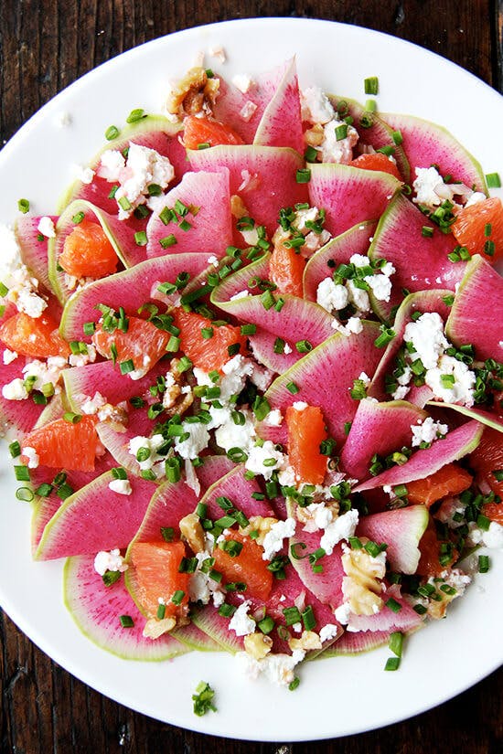 Watermelon Radish Salad. 