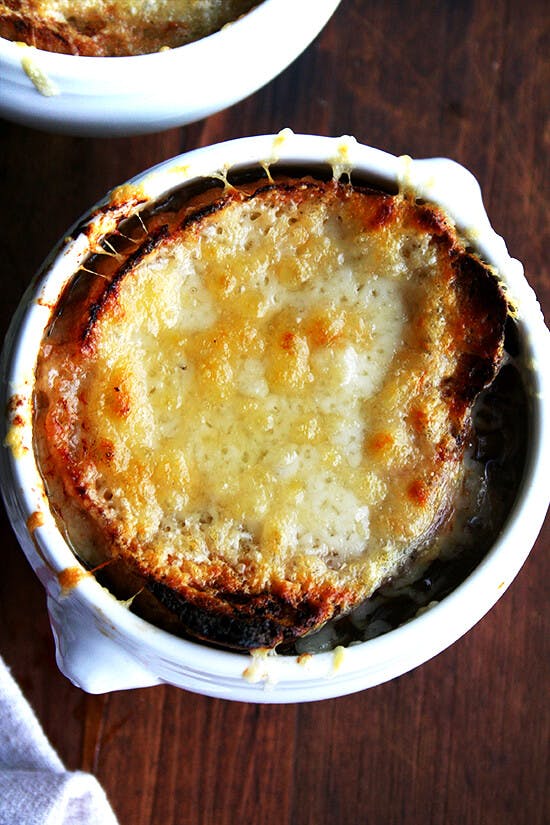 French onion soup.