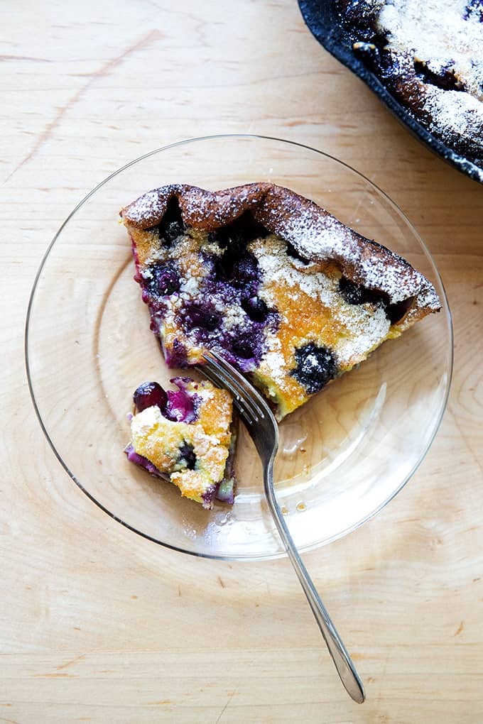 Lemon-Blueberry Dutch Baby