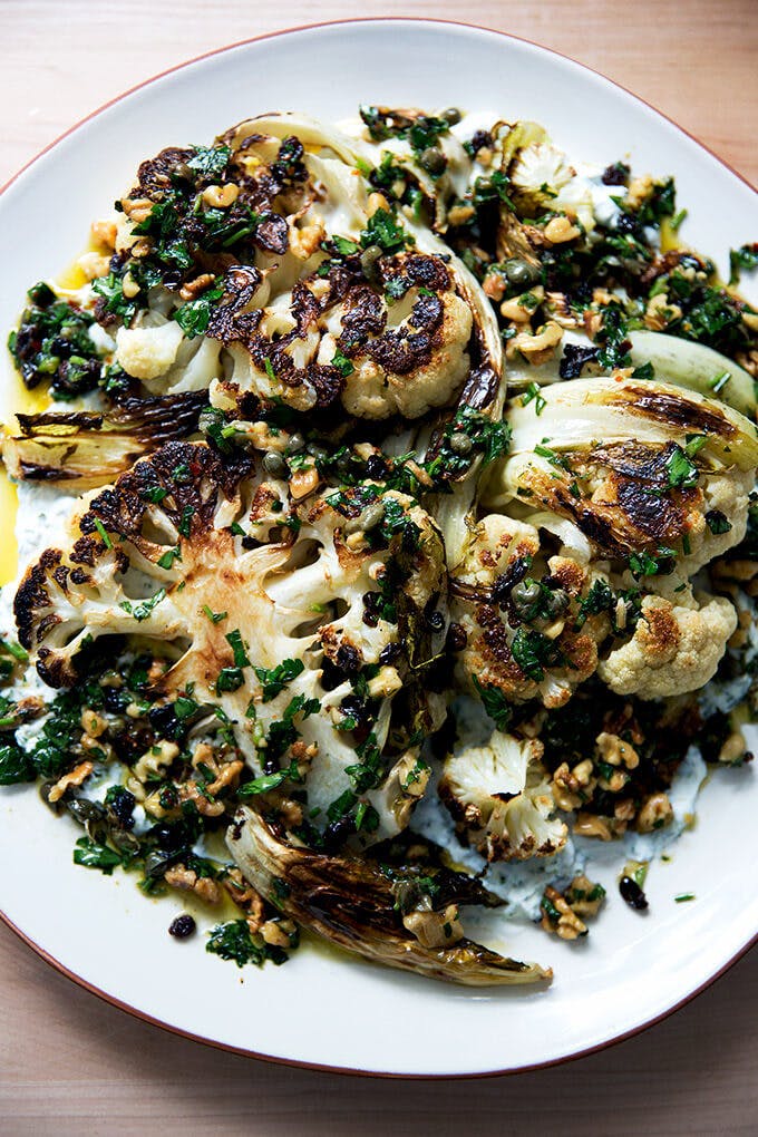 Cauliflower Steaks.