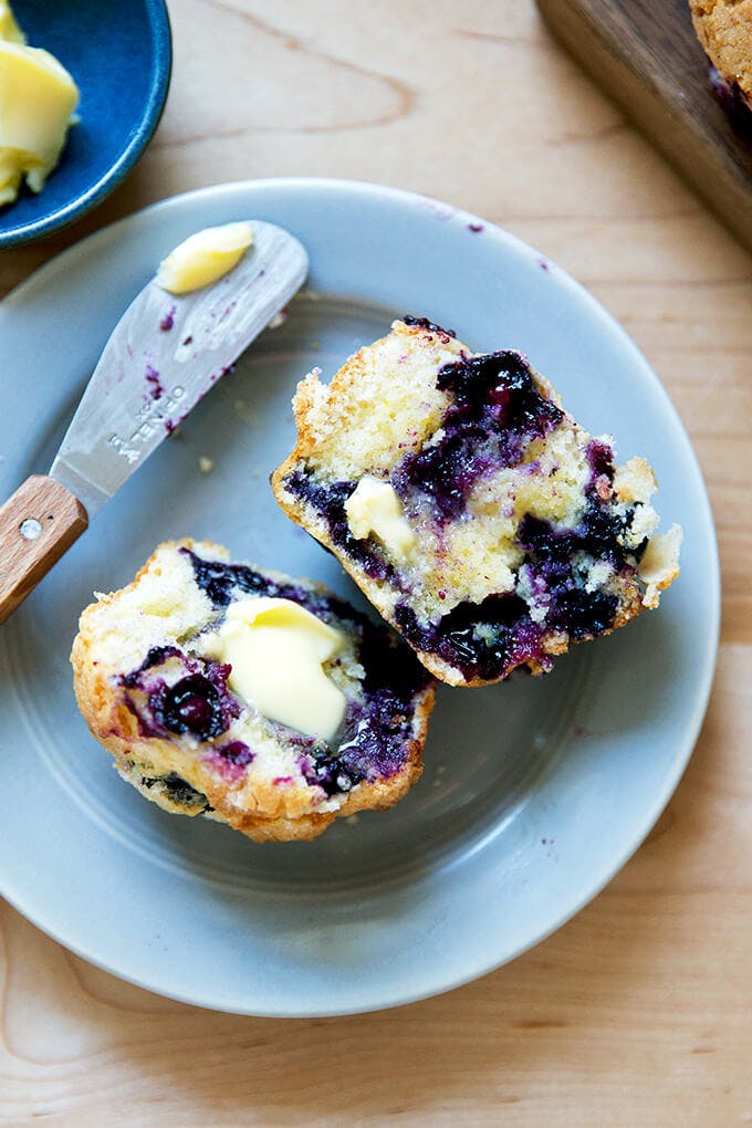 Lemon Blueberry Muffins.