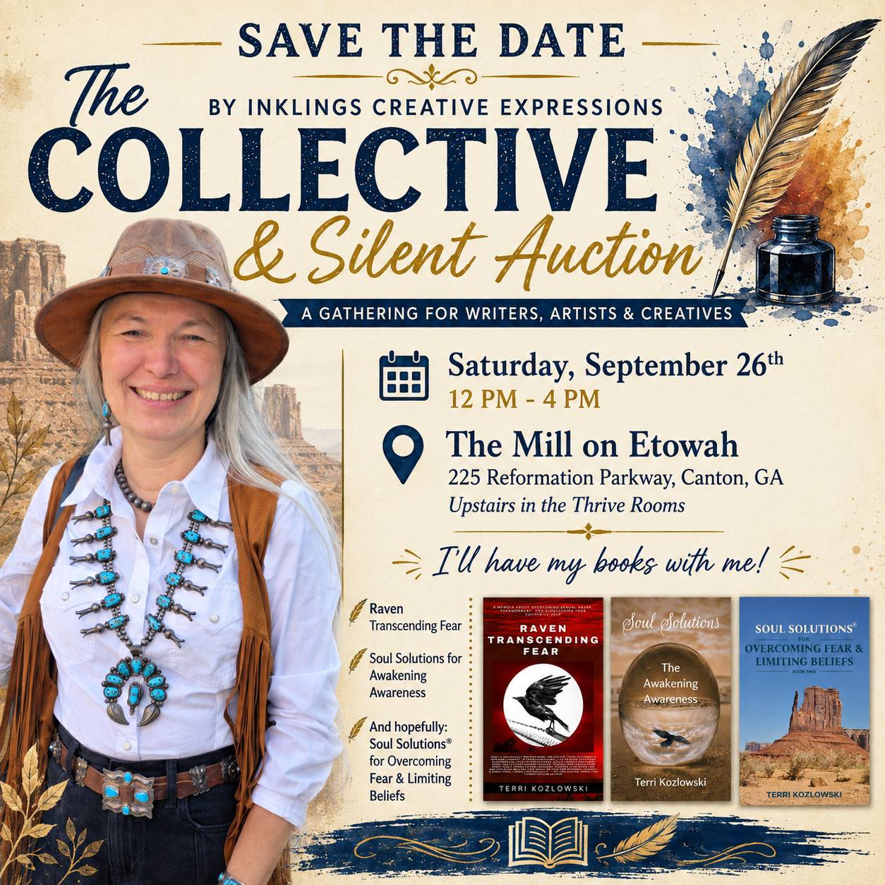 Books, Creativity & Community in Canton GA on September 26