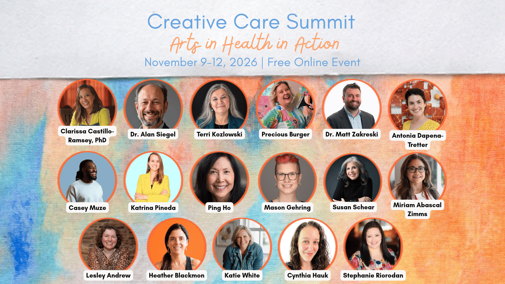 Creativity has helped me slow down, recognize when fear is speaking, and make more conscious choices. I'll be sharing some of those practices at the Creative Care Summit.