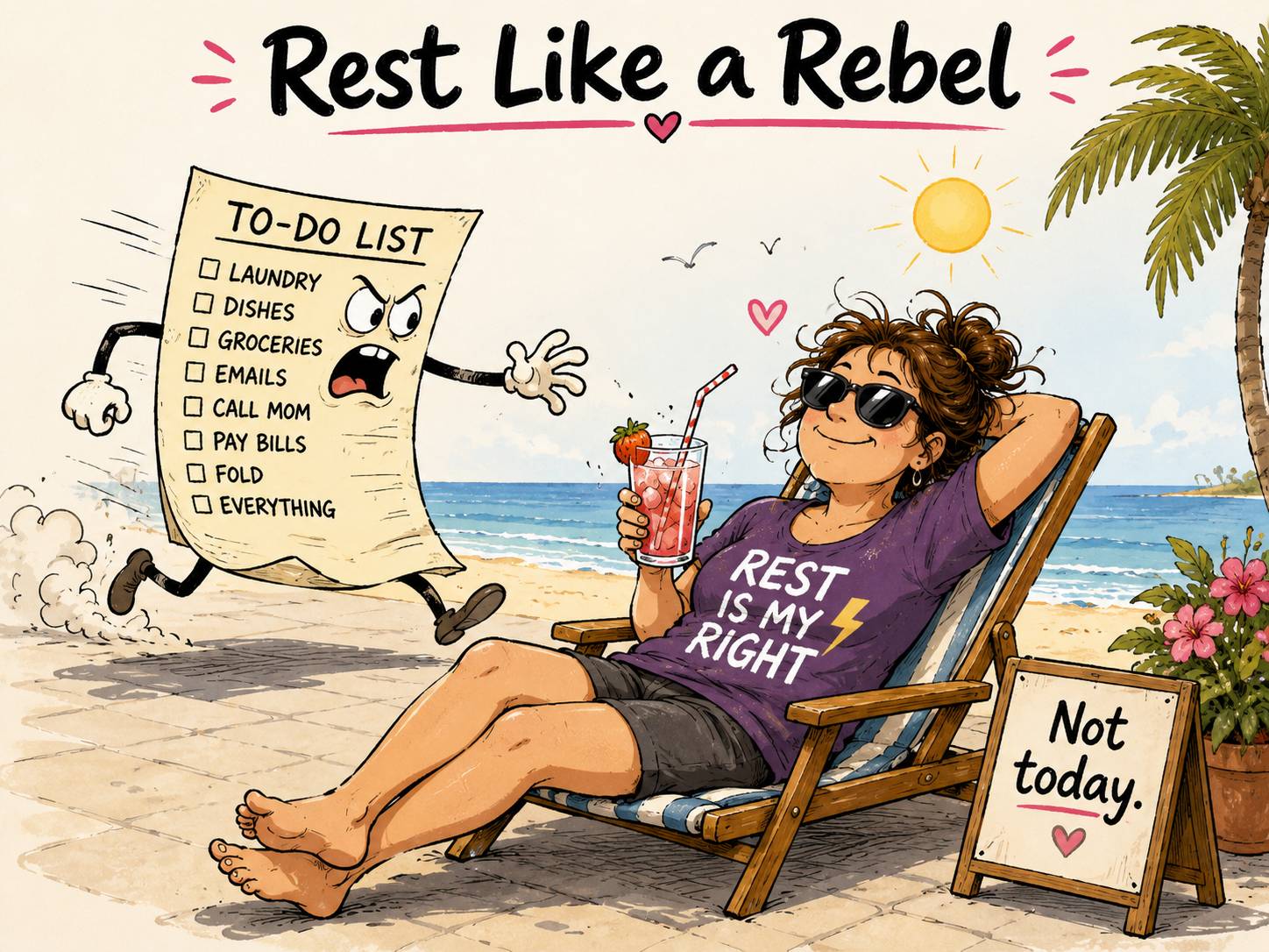 Rest like a rebel and love every minute of it