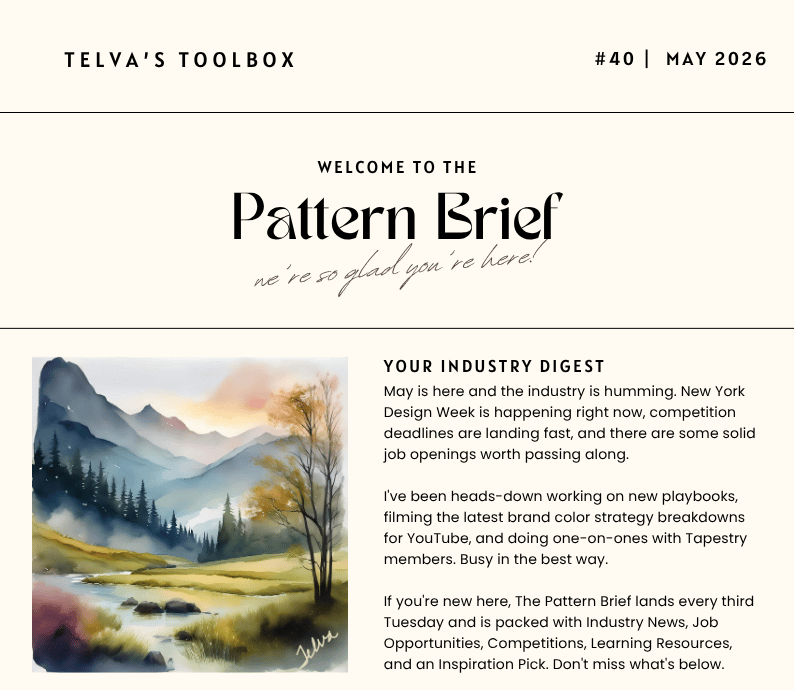 Telva's Toolbox #40 The Pattern Brief