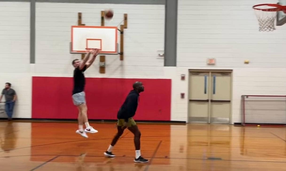 Tucker training with Kerry