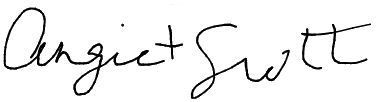 signature of Angie and Scott