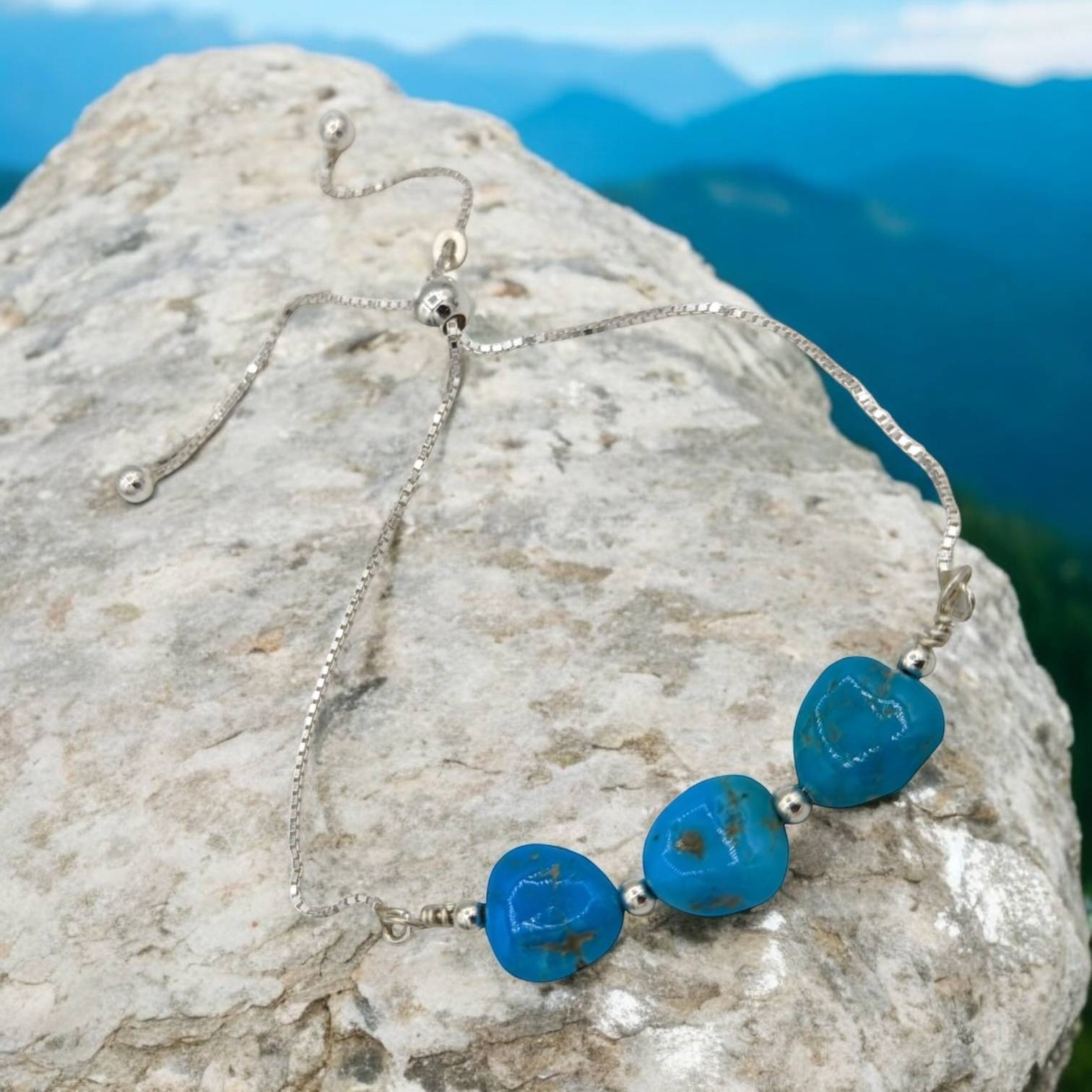 Get Your Very Own Castle Dome Turquoise Bolo Bracelet