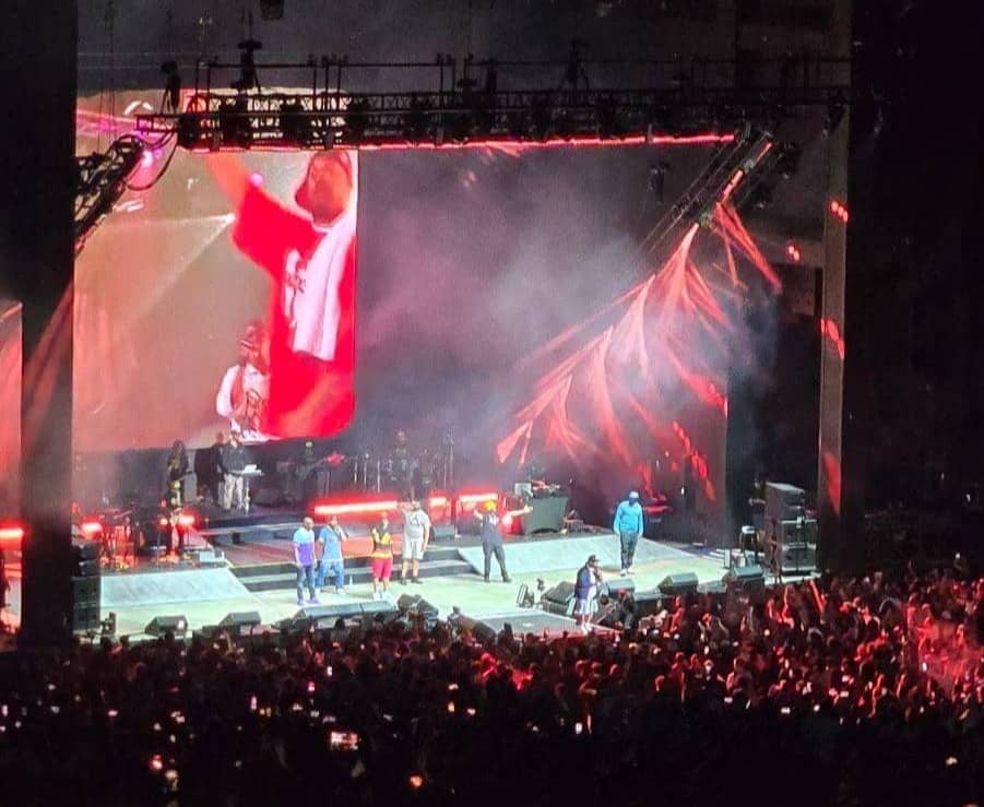 Wu-Tang Clan on stage in Denver, CO 