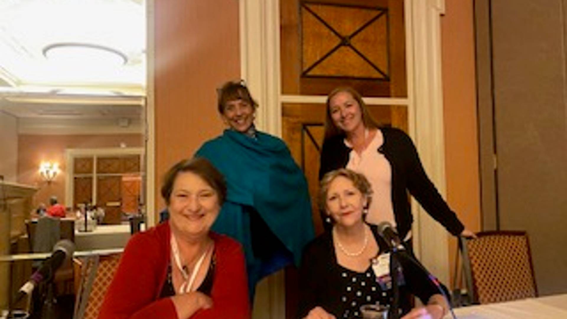 panel of historical fiction novelists at HNS